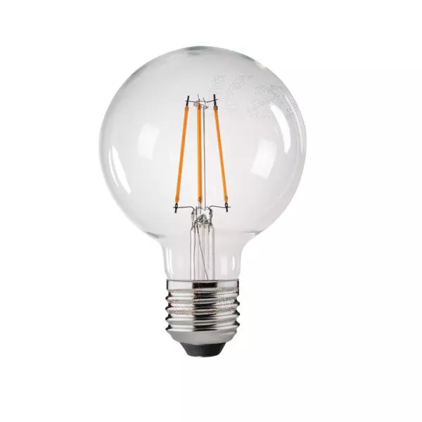 Ampoule LED 7W E27 G95 806lm (60W) - Blanc Chaud 2700K