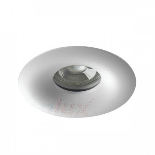 Support Spot LED Encastrable Blanc 10W Étanche IP65 GU5.3/GU10 ¢ 99mm