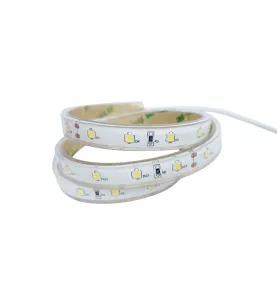 Ruban LED Puissant 60 LED/m 13W/m IP68 5m - Blanc Chaud 3000K