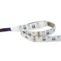 Ruban LED étanche IP65 60LED/m 17W/m 5m RGB + Blanc Chaud 3000K