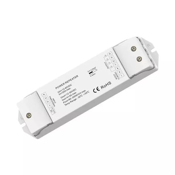 Amplificateur LED Non-Étanche pour Ruban LED 3/4CH 20A