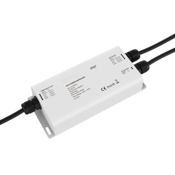 Amplificateur LED Étanche IP67 pour Ruban LED RGB 4CH 20A