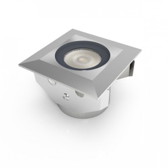 Spot LED Encastrable Sol 1,3W 100lm 24VDC 50° IP68 - Blanc Chaud 3000K
