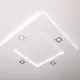 Plafonnier carré rubans et spots LED RGB+CCT 86x86cm avec télécommande