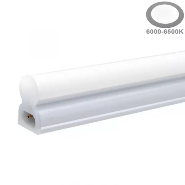 Réglette LED Type T5 20W 1600lm (105W) IP20 1450mm - Blanc du Jour 6000K