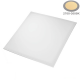 Dalle LED 36W 210W 3600lm Dimmable Carré Blanc 620mmx620mm - Blanc Chaud 2700K