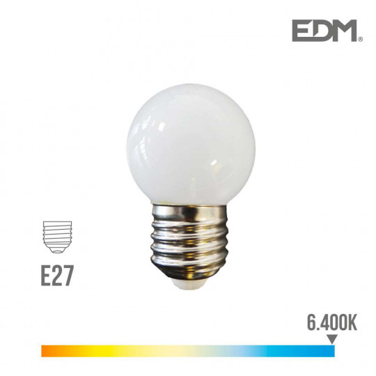Ampoule LED E27 1,5W équivalent à 15W - Blanc du Jour 6400K