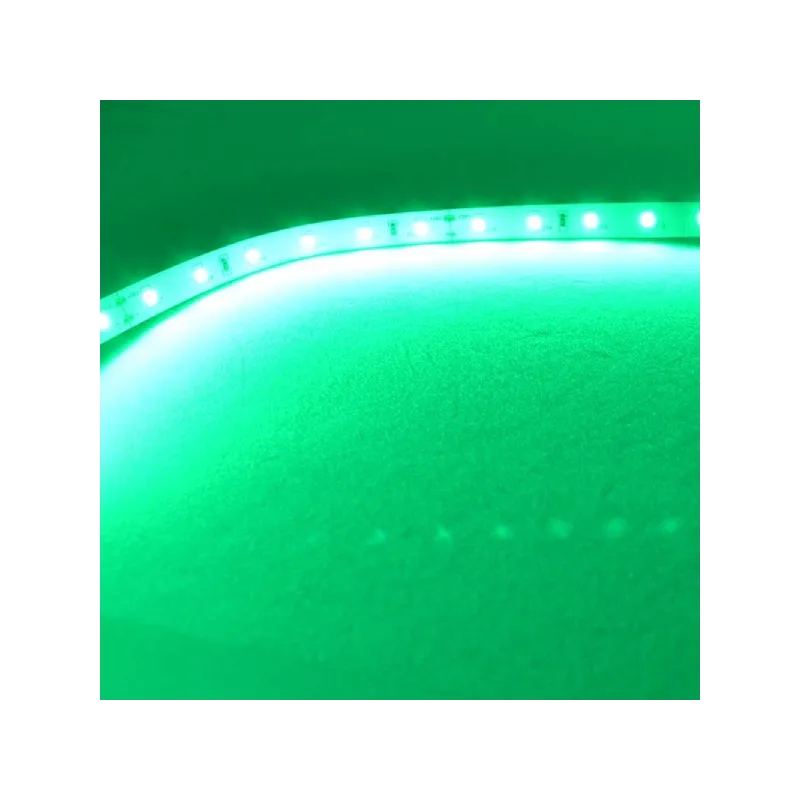 Ruban LED Puissant 60LED/m 5m 17W/m Étanche IP65 - Vert Ruban LED Puissant 60LED/m 5m 17W/m Étanche IP65 - Vert