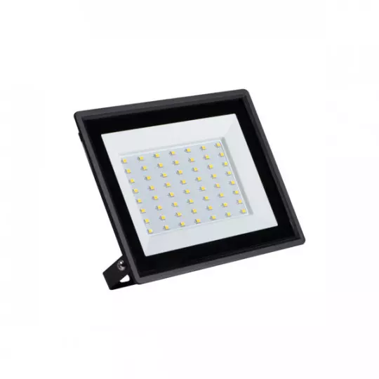 Projecteur LED 50W 4500lm Noir Étanche IP65 110° (400W) 150mmx180mm - Blanc Naturel 4000K