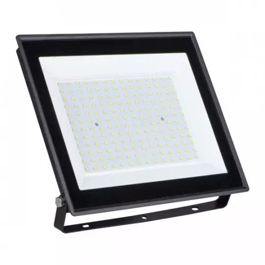 Projecteur LED 150W 1250lm Noir Étanche IP65 110° (1200W) 122mmx150mm - Blanc Naturel 4000K