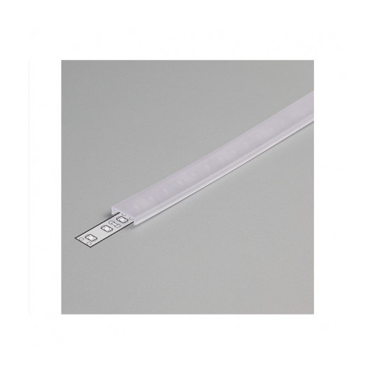 Diffuseur Clip Profile 15.4mm Transparent 1m pour bandeaux LED