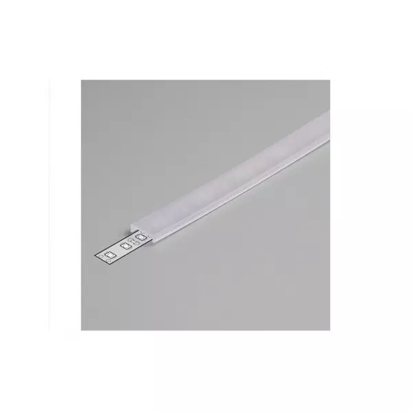 Diffuseur Clip Profile 15.4mm Transparent 1m pour bandeaux LED