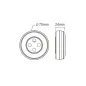 Télécommande Tactile Radiofréquence Dimmable CCT 1 Zone Blanche S1-W Télécommande Tactile Radiofréquence Dimmable CCT 1 Zone Blanche S1-W