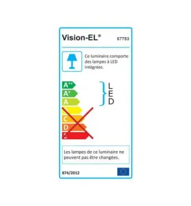 Potelet LED 8W 67cm Gris avec Diffuseur Orientable IP54 - Blanc Chaud 3000K