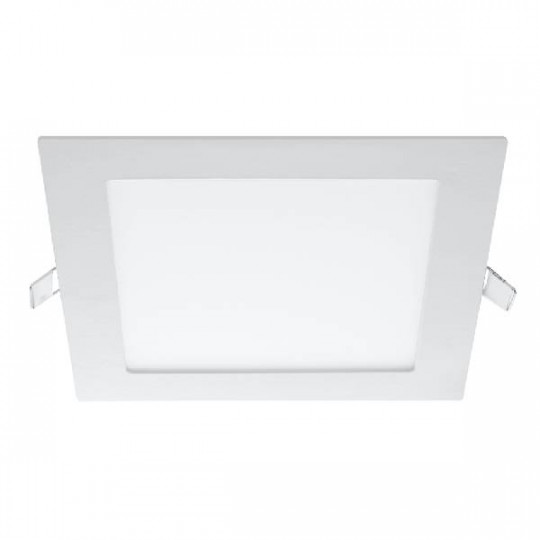 Plafonnier LED Extra-Plat Carré 12W 1080lm 160° 155mmx155mm Blanc - Blanc Chaud 3000K