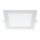 Plafonnier LED Encastrable Extra-Plat 18W 1620lm 160° 205mmx205mm Argent - Blanc Chaud 3000K