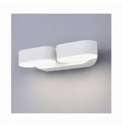 Applique LED murale 12W étanche IP54 Blanc - Blanc Chaud 3000K