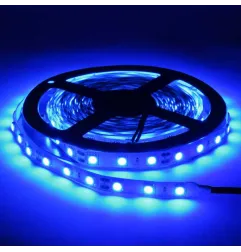 Ruban LED 14,4W/m DC12V 60LED/m longueur 5m - Bleu