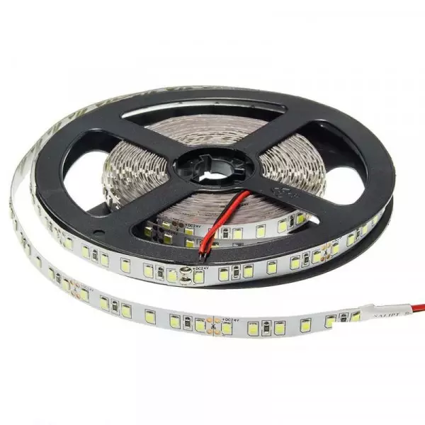Ruban LED 9,6W/m 24V 120LED/m longueur 5m - Blanc du Jour 6000K