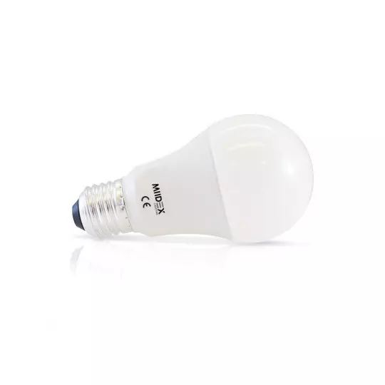 Ampoule LED E27 9W 820lm 180° Ø60mm- Blanc Naturel 4000K