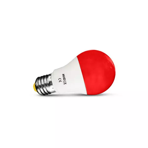 Ampoule LED E27 1W G45 Rouge