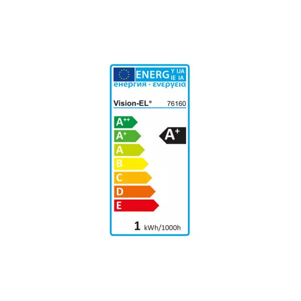 Blister x 5 Ampoules LED E27 1W G45 - Bleu - Rouge - Vert - Jaune - Blanc chaud 3000K