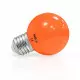 Ampoule LED E27 AC180/260V 1W 240° IP40 Ø45mm - Orange