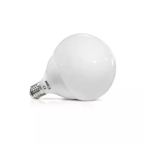 Ampoule LED E27 18W 1800lm Globe - Blanc Chaud 3000K