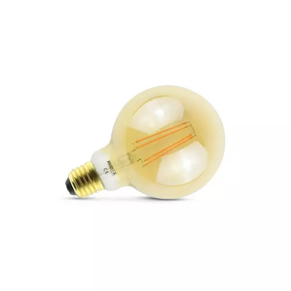 Ampoule LED E27 G95 Filament 8W 360° 1055lm - Blanc Naturel 4000K