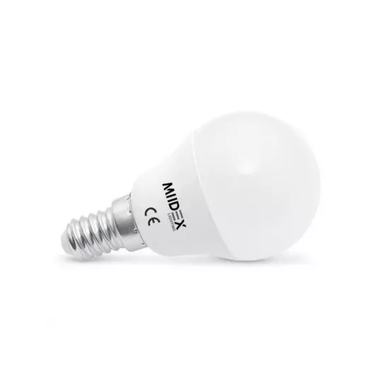 Ampoule LED E14 AC220/230V 4W 430lm 300° Ø45mm IP20  - Blanc Chaud 3000K
