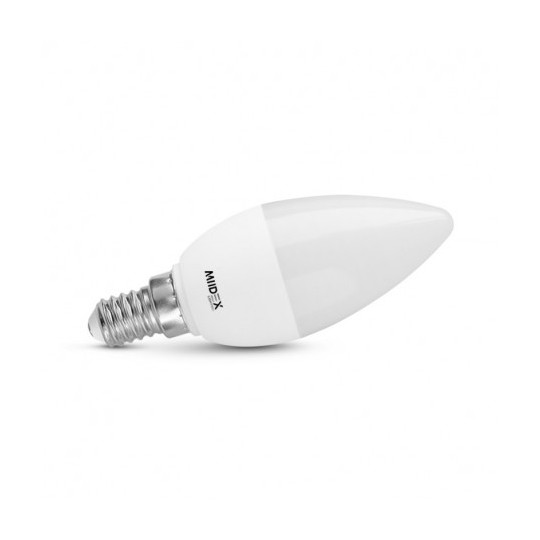 Ampoule LED E14 5W 470lm Flamme - Blanc Naturel 4000K