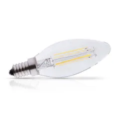 Ampoule LED Dimmable E14 5W 470lm Flamme - Blanc Chaud 2700K