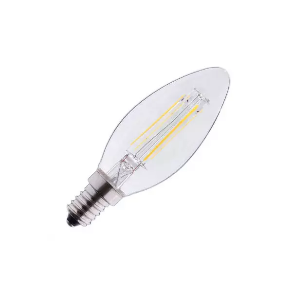 Ampoule LED Dimmable E14 5W 470lm Flamme - Blanc Chaud 2700K