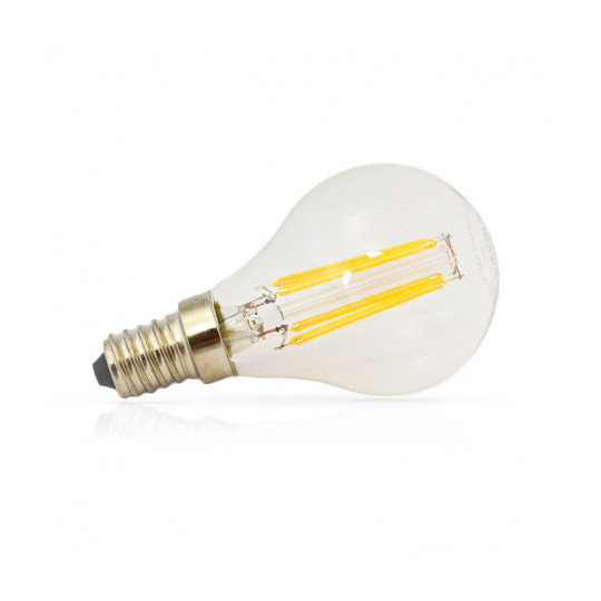 Blister x 3 Ampoules LED E14 4W 495lm Bulb - Blanc Chaud 2700K