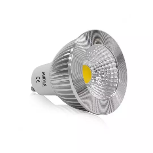 Ampoule LED GU10 5W 400lm 75° Ø49,5mmx61mm - Blanc Chaud 3000K
