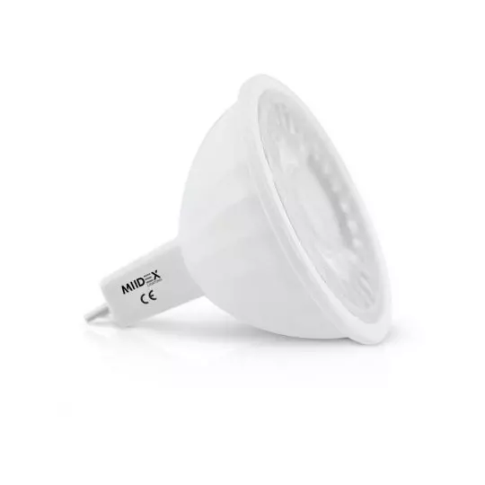 Ampoule LED Dimmable GU5.3 DC12V 6W 480lm 75° IP20 Ø50mm - Blanc Chaud 2700K