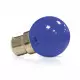 Ampoule LED B22 1W 300° Ø45mmx68mm - Bleu