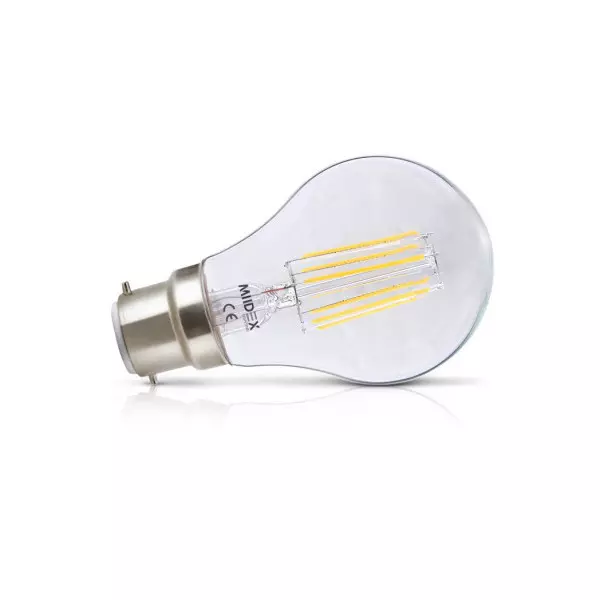 3 Ampoules LED B22 8W 1150lm Bulb - Blanc Naturel 4000K