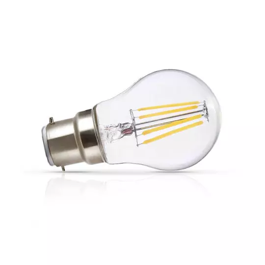 Ampoule LED B22 4W 510lm G45 - Blanc Chaud 2700K