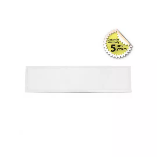 Plafonnier LED Blanc 36W 3800lm 120° 1195mmx295mm - Blanc du Jour 4000K