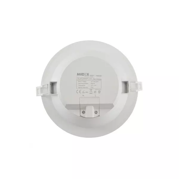 Spot LED Encastrable AC180/250V 20W 1800lm 38° IP20 Ø190mm - Blanc du Jour 6000K perçage Ø160mm