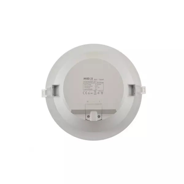 Downlight LED Blanc/Argenté rond Basse Luminance Ø230mm 25W 4000K