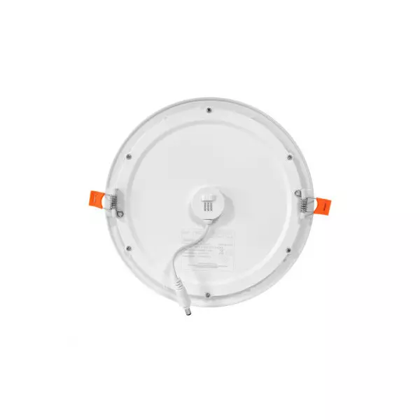 Plafonnier LED Encastrable Blanc 15W 1300lm/1425lm/1380lm 120° Ø190x22mm - CCT 3000K / 4000K / 6000K