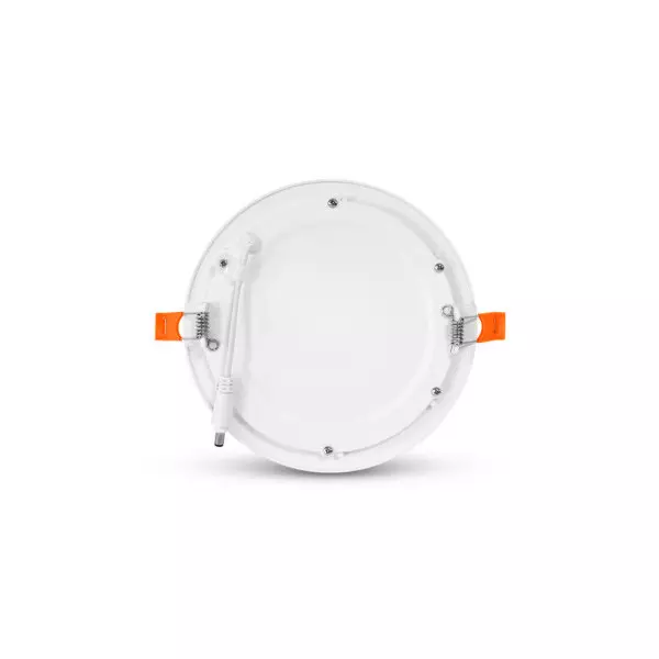 Plafonnier LED Encastrable Blanc 12W 1050lm 120° Ø175x24mm - Blanc Chaud 3000K