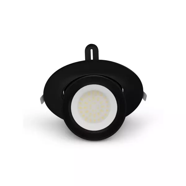 Spot LED Escargot Orientable 38W 3020/3550/3220lm 90° Ø195mmx145mm- Blanc chaud à Blanc jour CCT 3000K/4000K/5700K