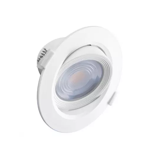 Spot LED SMD Orientable 10W 800lm 38° Ø120mmx50mm - Blanc Chaud 3000K