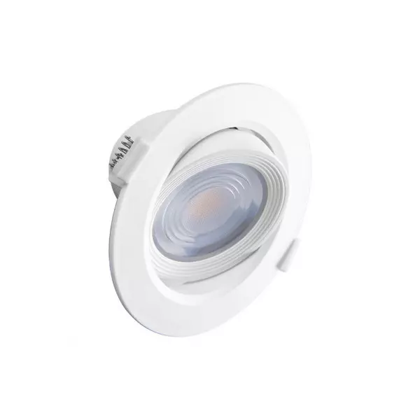 Spot LED SMD Orientable 10W 800lm 38° Ø120mmx50mm - Blanc Chaud 3000K