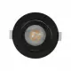 Spot LED Encastrable Orientable AC220/240V 10W 800lm 38° IP20 IK08 Ø120mm - Blanc Chaud 3000K perçage Ø93mm