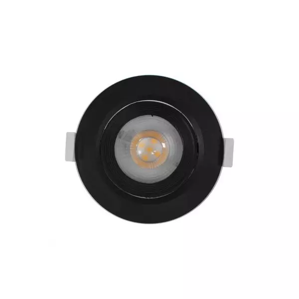 Spot LED Encastrable Orientable AC220/240V 10W 850lm 38° IP20 IK08 Ø120mm - Blanc Naturel 4000K perçage Ø93 mm