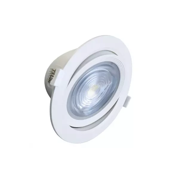 Spot LED SMD Orientable 18W 1200lm 38° Ø145mmx55mm - Blanc Chaud 3000K